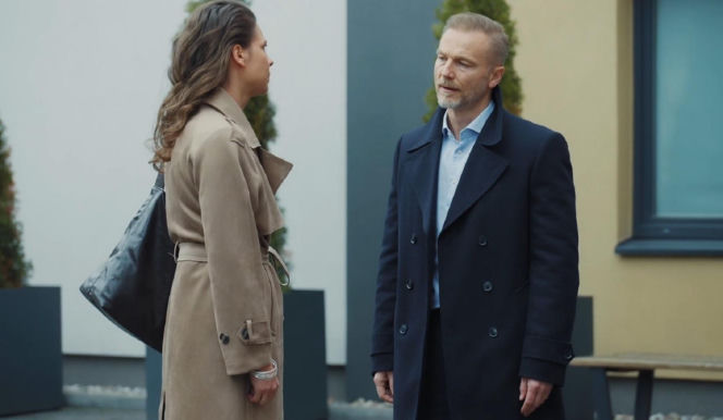 M jak miłość odc. 1918. Paulina Lipska (Maria Wieczorek), Andrzej Budzyński (Krystian Wieczorek)