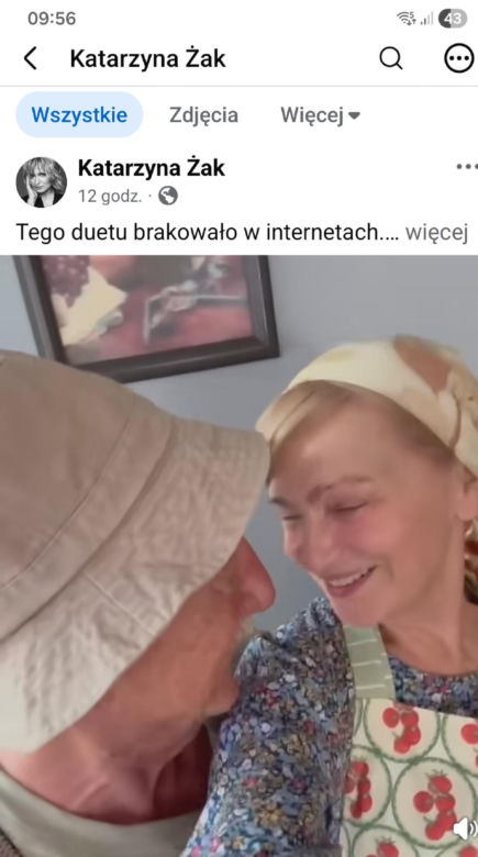 Ranczo 11 sezon. Solejukowa (Katarzyna Żak), Solejuk (Sylwester Maciejewski) na planie