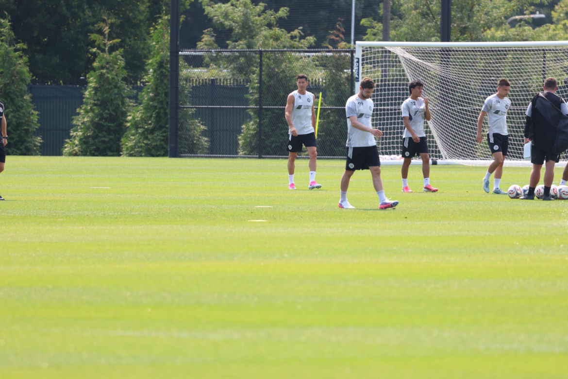 Robert Lewandowski trenuje w Chicago Fire