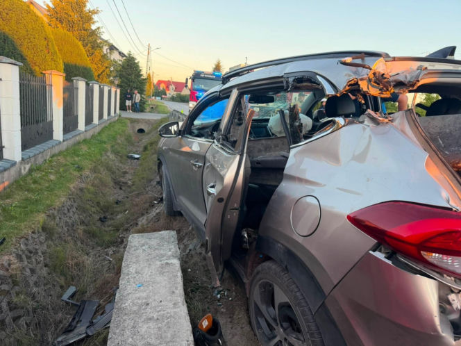 Tragiczny wypadek w Rykoszynie. Nie żyje 60-letni kierowca. To już kolejna tragedia w regionie
