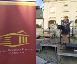 Spotkanie autorskie Artura Ziontka i koncert siedleckich artystów przy fontannie 18.08.2021