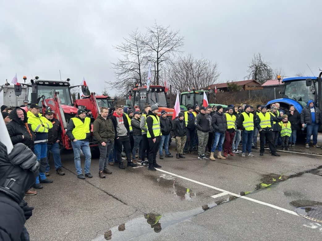Protest rolników w Koszalinie