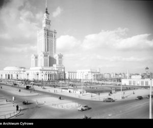 Pałac Kultury i Nauki oraz Warszawa Śródmieście