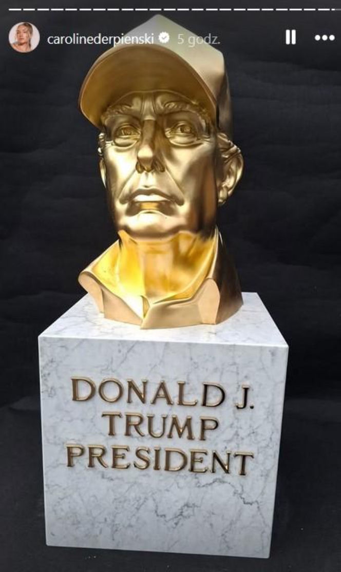Caroline Derpieński i spotkanie z Trumpem
