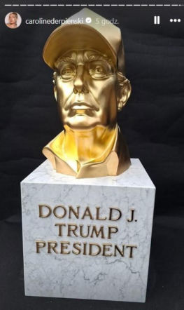 Caroline Derpieński i spotkanie z Trumpem