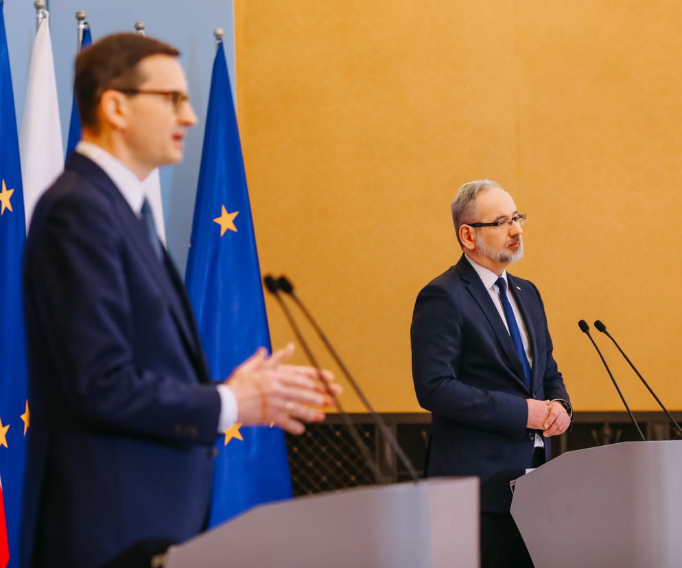 Mateusz Morawiecki i Adam Niedzielski