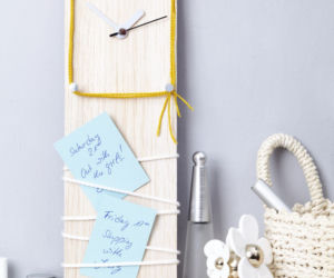 Dodatki w stylu marynistycznym DIY: tablica z zegarem