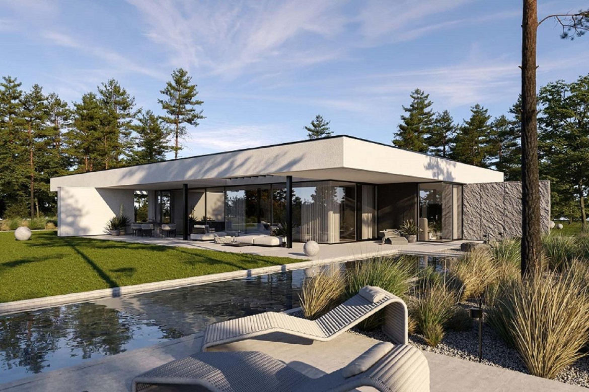 Homeconcept 112 to ekstrawagancka rozłożysta willa dla miłośników współczesnego designu