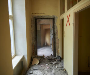Kamienica na Narutowicza 12 w remoncie