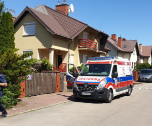 Desperat zabarykadował się w domu