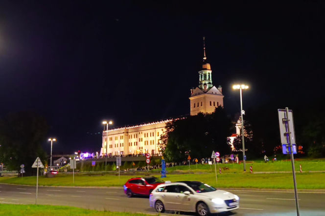 Nowa iluminacja Zamku Książąt Pomorskich w Szczecinie