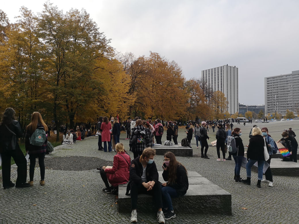 Strajk kobiet. POTĘŻNA manifestacja studentów w Katowicach!