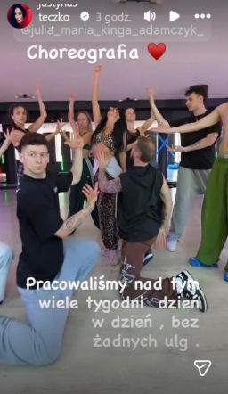 Steczkowska na próbach przed Opolem
