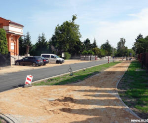 Przebudowa ul. Idalińskiej nabiera tempa. Część trasy już przejezdna