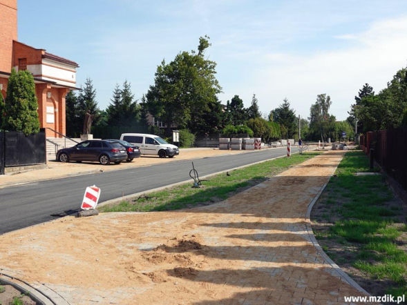 Przebudowa ul. Idalińskiej nabiera tempa. Część trasy już przejezdna