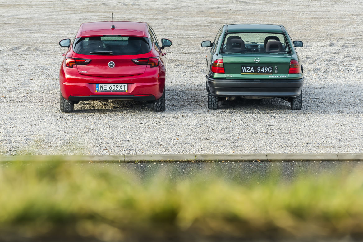 Opel Astra K 1.2 Turbo 130 KM Elegance & Opel Astra Classic F 1.4 8V 60 KM GL Base