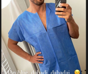 Sławek Uniatowski (Leszek z M jak miłość) na Instagramie przed operacją w szpitalu