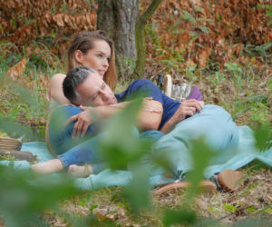 Pierwsza miłość. Natalia (Katarzyna Sowińska), Artur (Łukasz Płoszajski)