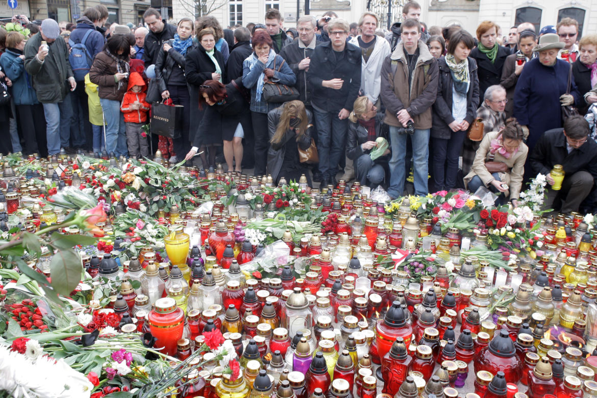 Tak wyglądała Warszawa 10 kwietnia 2010 roku
