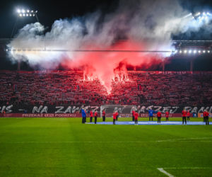 Widzew Łódź - Lech Poznań: Zdjęcia kibiców i zawodników z meczu 24. kolejki PKO BP Ekstraklasy