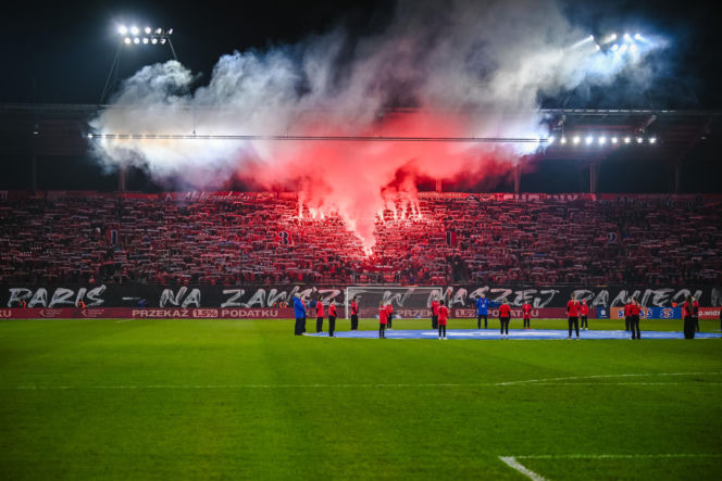 Widzew Łódź - Lech Poznań: Zdjęcia kibiców i zawodników z meczu 24. kolejki PKO BP Ekstraklasy