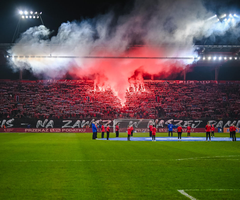 Widzew Łódź - Lech Poznań: Zdjęcia kibiców i zawodników z meczu 24. kolejki PKO BP Ekstraklasy