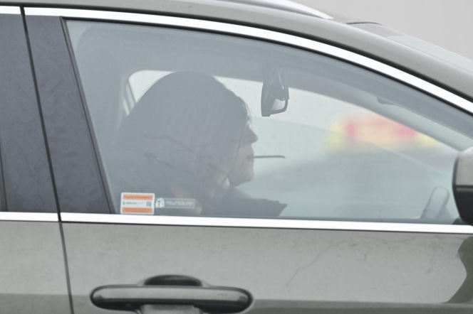 Krystyna Janda kurzy w aucie