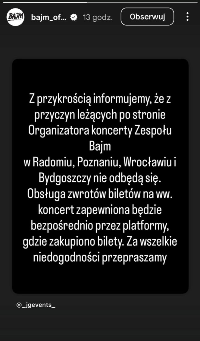 Złe wieści dla fanów Beaty Kozidrak. Koncerty artystki i Bajmu nagle zostały odwołane