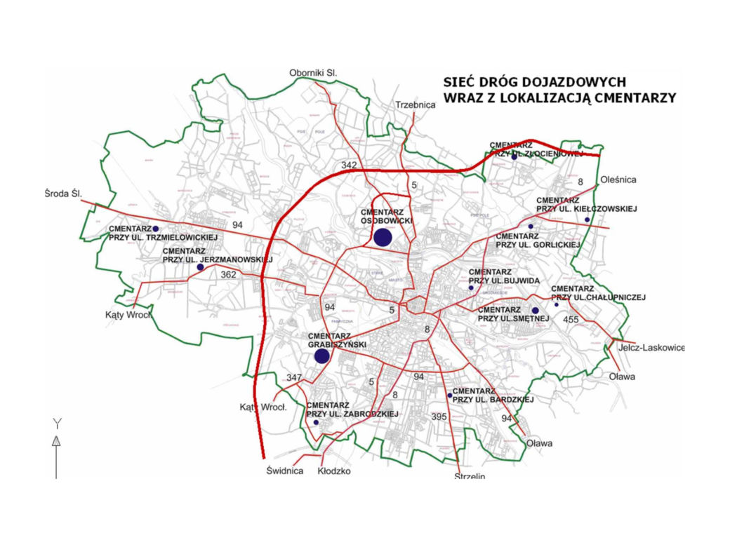 Siec dróg. Jak dojechać na cmentarze we Wrocławiu? 