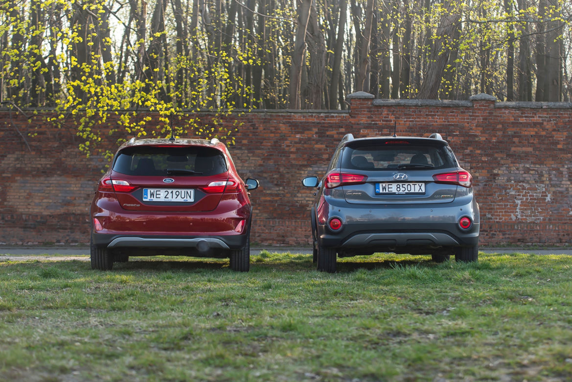 Hyundai i20 Active 1.0 T-GDI 100 KM vs. Ford Fiesta Active 1.5 EcoBlue 120 KM
