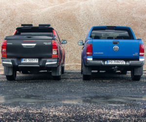 Toyota Hilux 2.4 D-4D 150 KM 4x4 AT6 Selection 50 vs. Volkswagen Amarok V6 3.0 TDI 258 KM 4Motion DSG8 Aventura