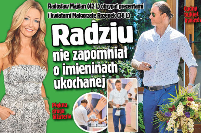 Radziu nie zapomniał o imieninach ukochanej