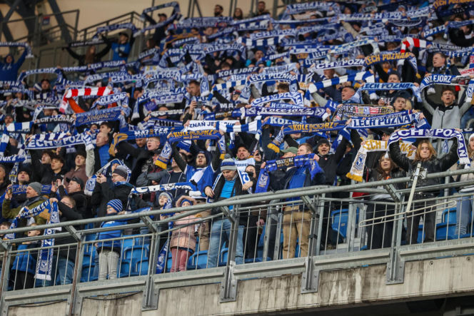 Lech Poznań - Raków Częstochowa: Zdjęcia kibiców z meczu 23. kolejki PKO BP Ekstraklasy