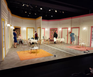 Spektakl Prezent urodzinowy w Teatrze Żeromskiego w Kielcach - próba