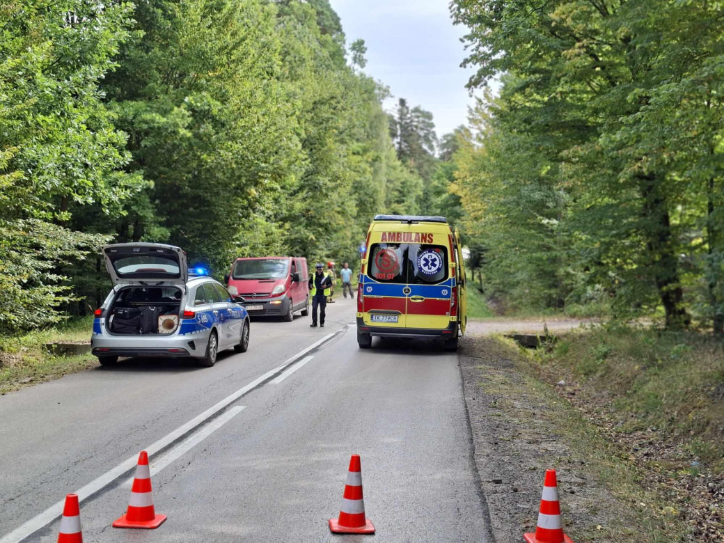 Wypadek na Zgodnej w Starachowicach