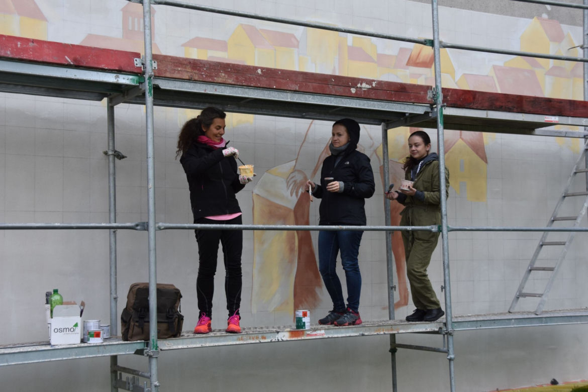 Nowy mural w Bytomiu