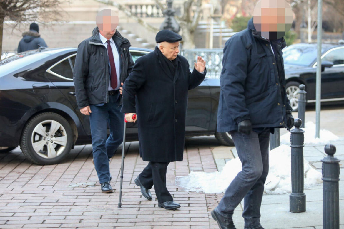 Jarosław Kaczyński z ochroną