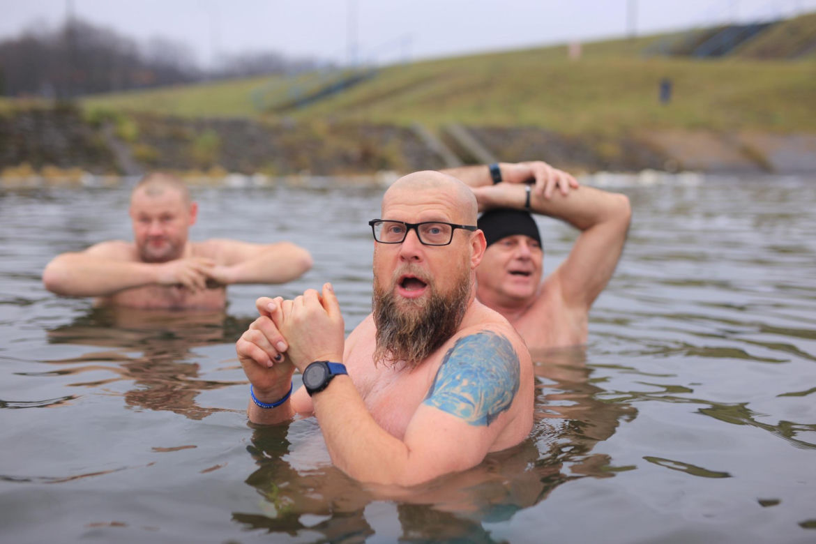 Znowu to zrobili. Tak kąpał się Lubelski Klub Morsów! [ZDJĘCIA]