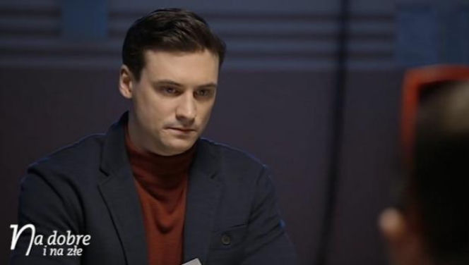 Na dobre i na złe odc. 568. Krzysztof Radwan (Mateusz Damięcki)
