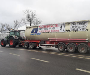 Protest rolników w Środzie Wielkopolskiej