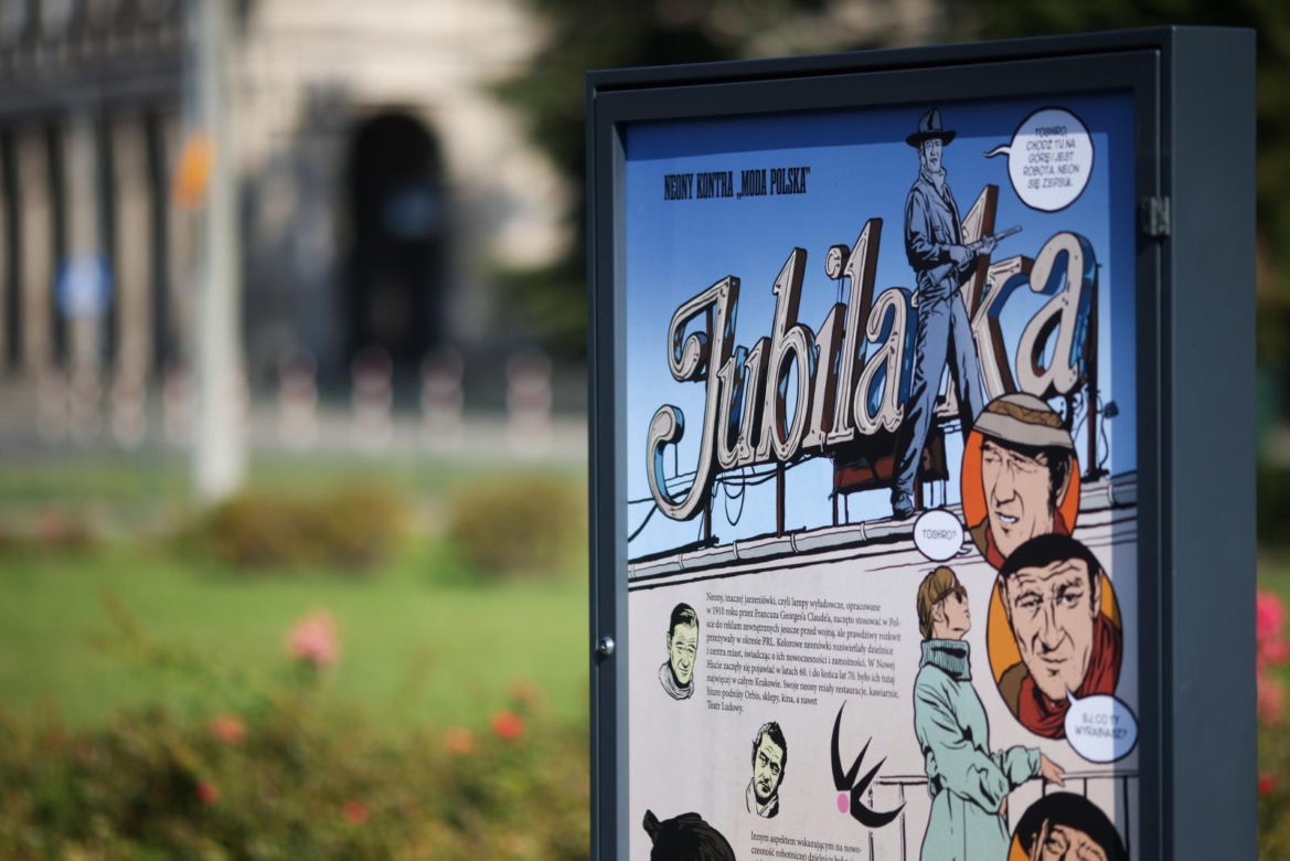 Historia Nowej Huty w komiksie. Otwarcie wystawy na placu Centralnym