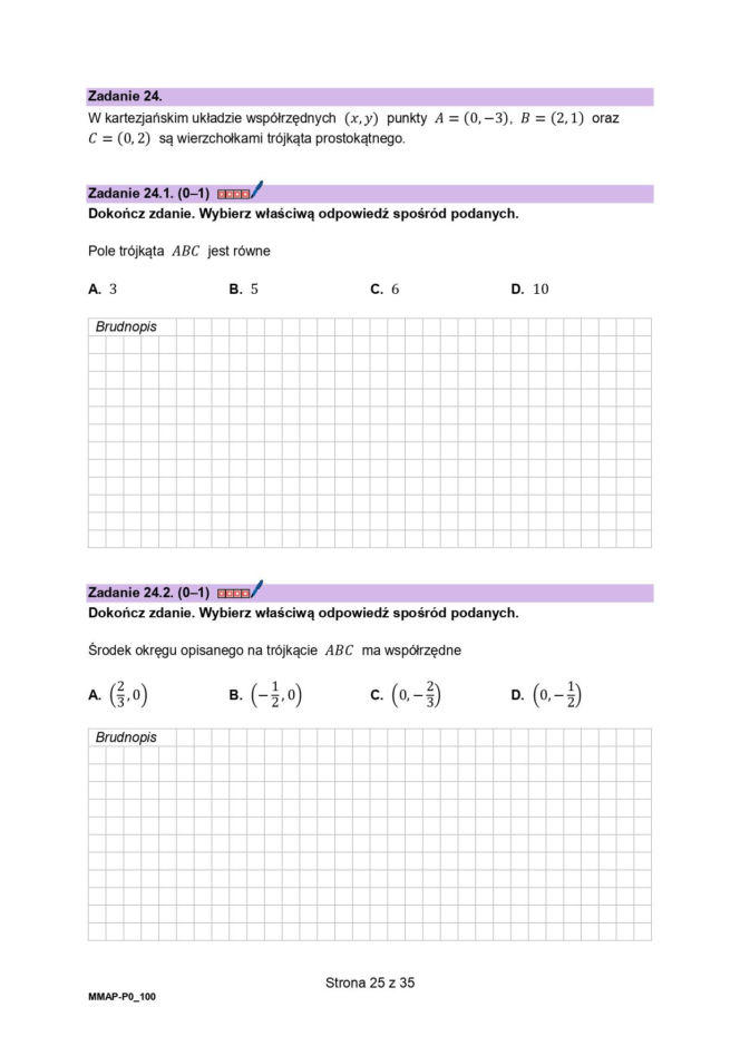 arkusz maturalny CKE - matematyka podstawowa