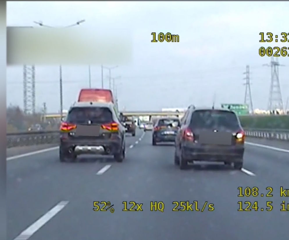 Szaleńczy wyścig na trasie S8. Gnali na złamanie karku, nie zauważyli policji