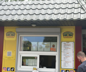 Budka Stańczyka w Sławnie po wizycie Książula