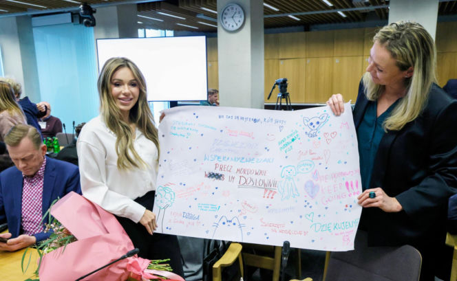 Doda i Małgorzata Rozenek-Majdan w Sejmie