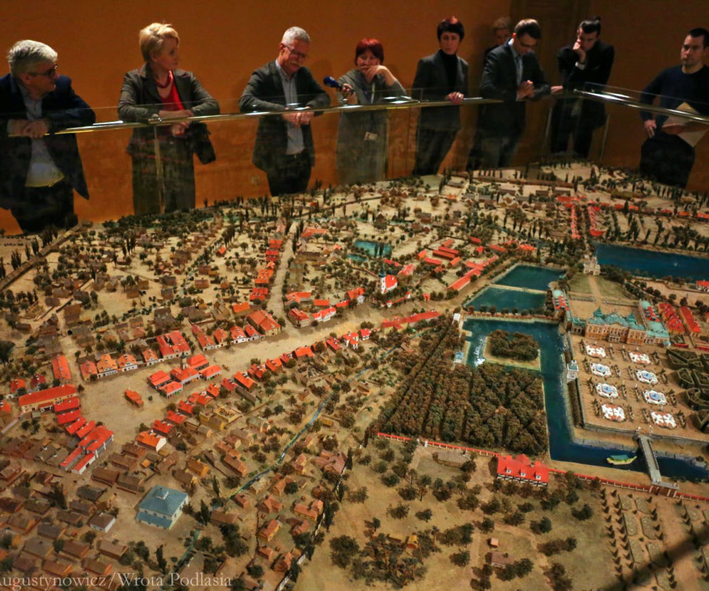 Wystawa w Muzeum Historycznym. Makieta Białegostoku
