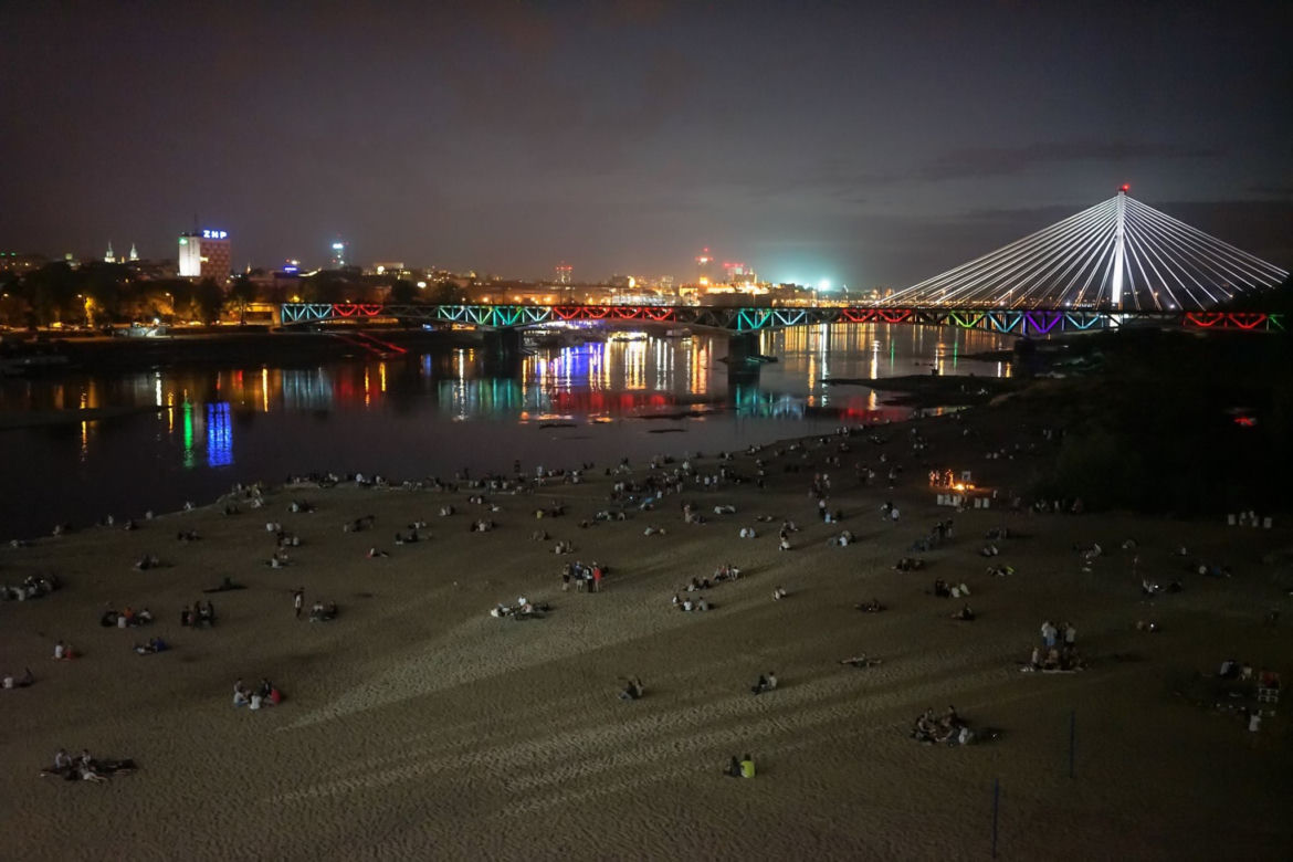Plaża nad Wisłą