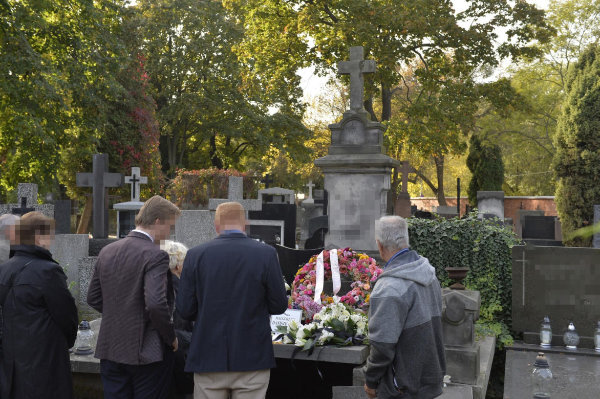 Pogrzeb Małgorzaty Daniszewskiej, wdowy po Jerzym Urbanie