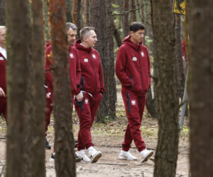 Kadra poszła na spacer przed Ligą Narodów