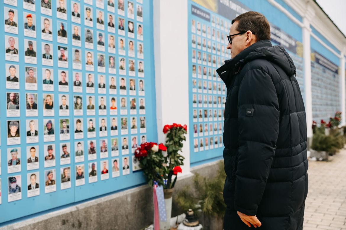 Morawiecki z wizytą na Ukrainie